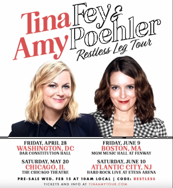 Amy Poehler dhe Tina Fey shpallin turneun e parë të përbashkët të komedisë