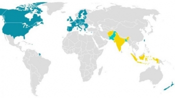 Sipas hartës, këto janë vendet anembanë botës që po e ndalojnë TikTok-un