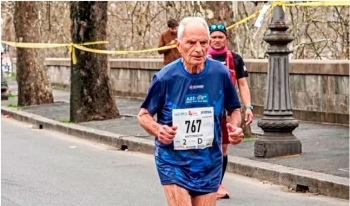 90-vjeçari italian thyen rekord shpejtësie në maratonën e Romës
