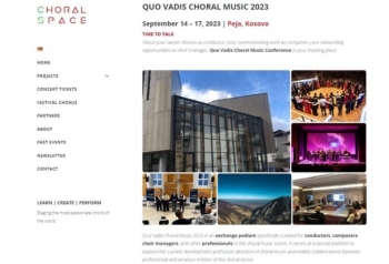 “Quo Vadis Choral Music Conference” bashkon botën e koreve në Pejë