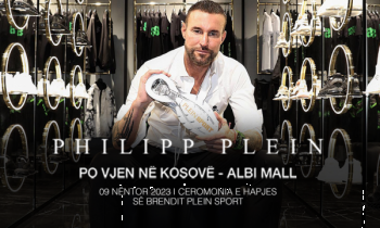 Për herë të parë, disenjatori i njohur Philipp Plein po vjen nga Milano në Prishtinë, më 9 Nëntor në ALBI MALL!