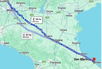 Italiani ka ecur 450 km për t'u “freskuar” pas një argumenti me gruan e tij