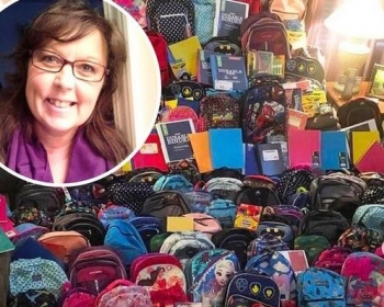 Kërkesa e fundit e një mësueses: Çantat e mbushura me materiale shkollore për nxënësit nevojtarë