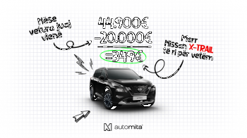 Matematikë e thjeshtë, Nissan X-Trail i ri “00” – Auto Mita