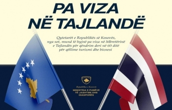  Tajlanda heq vizat për kosovarët