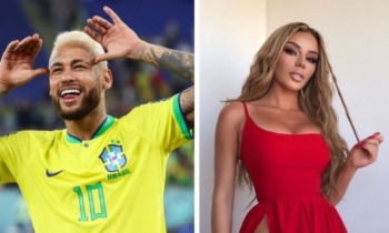 Neymar ndanë një story në instagram duke degjuar këngën e Tayna-s