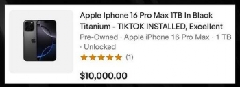 iPhone me TikTok të instaluar shitet mbi 10,000 dollarë në eBay