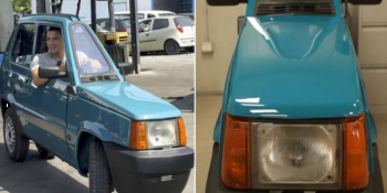  Një veturë që futet kudo: Flat Fiat, vetura më e ngushtë në botë 