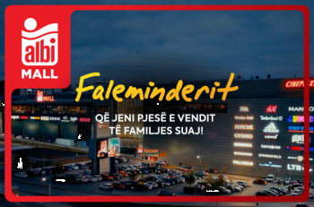 ​Faleminderit që jeni pjesë e Albi Mall – vendi i familjes suaj