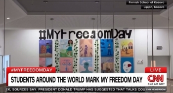 Shkolla Finlandeze pjesë e #MyFreedomDay në CNN sërish