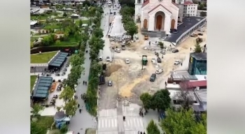 Përparim Rama: Vonesat në sheshin “Xhorxh Bush” po i penalizojnë qytetarët