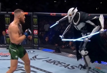 Al e fut Conor McGregor në një betejë epike me personazhet e Star Wars