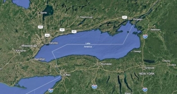 Google Maps ndryshon emrin e Liqenit Ontario në “Lake America” 
