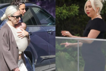 Lady Gaga dhe Michael Polansky mbajnë private planet për familjen