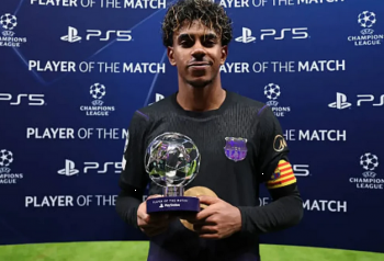Lamine Yamal thyen rekordin e Kylian Mbappés në Ligën e Kampionëve